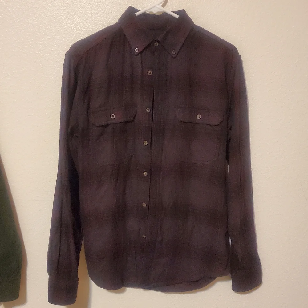 Outkast Embroidered Plaid Button-Up Flannel Shirt Stankonia Graphic - Picture 3 of 12